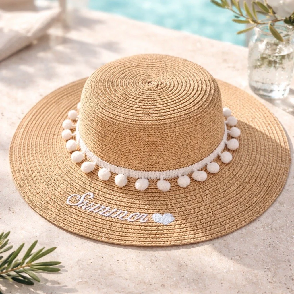The Child Pom Pom Sunhat -  Summer