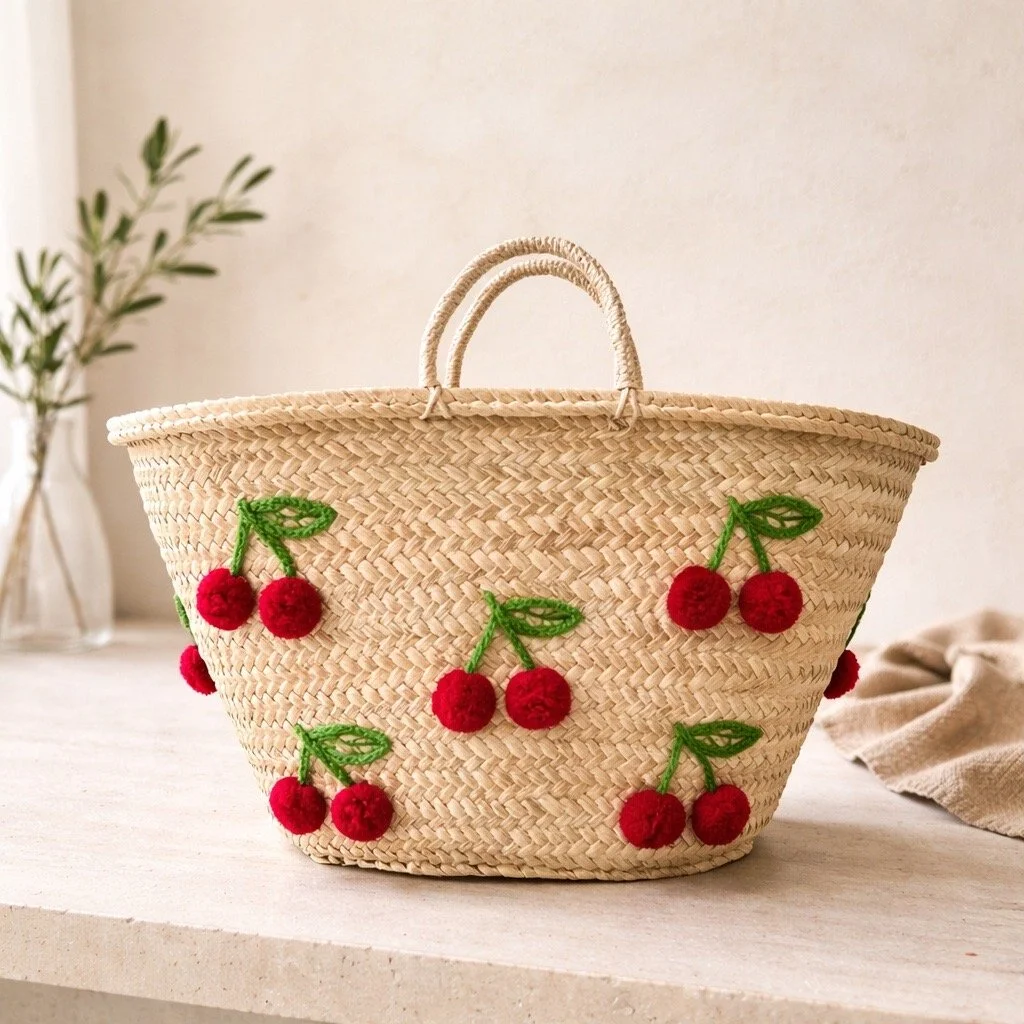 Cherry Palm Basket