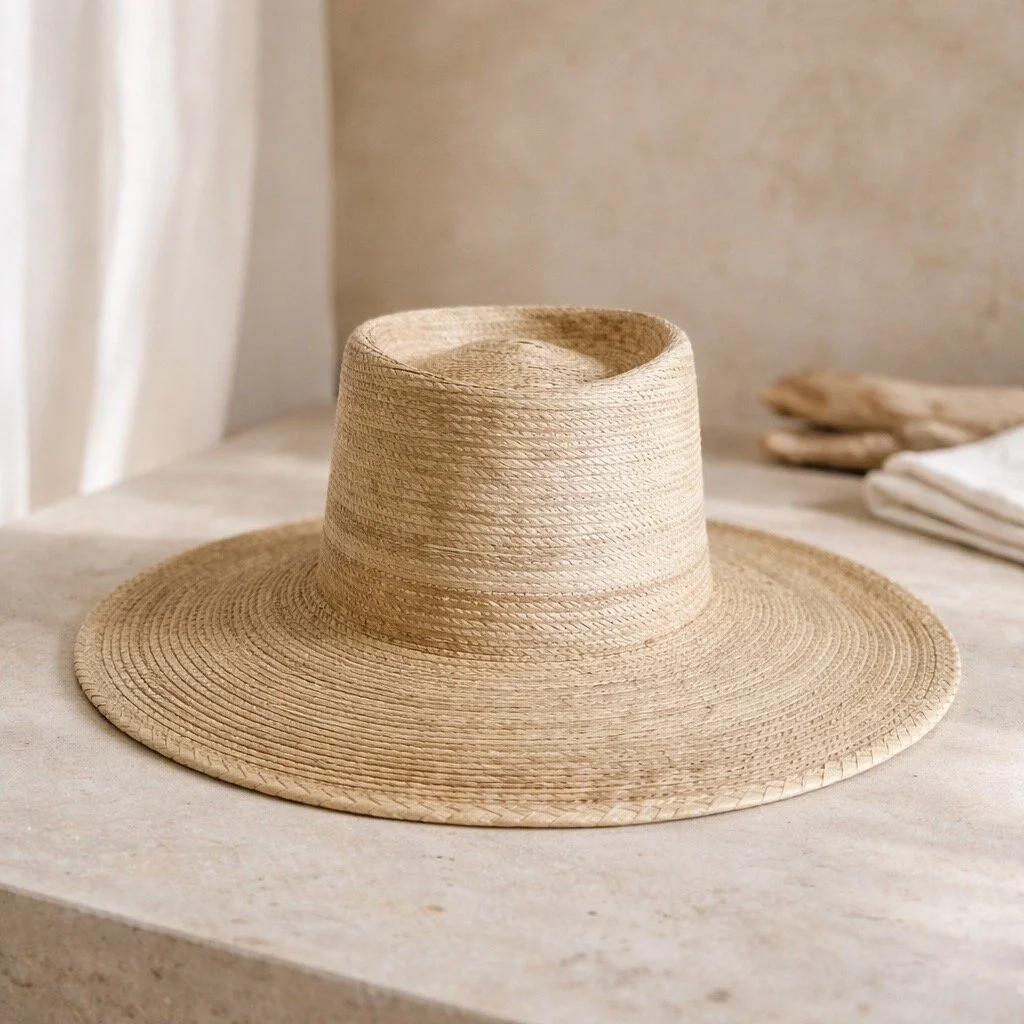 Child Palm Boater Hat