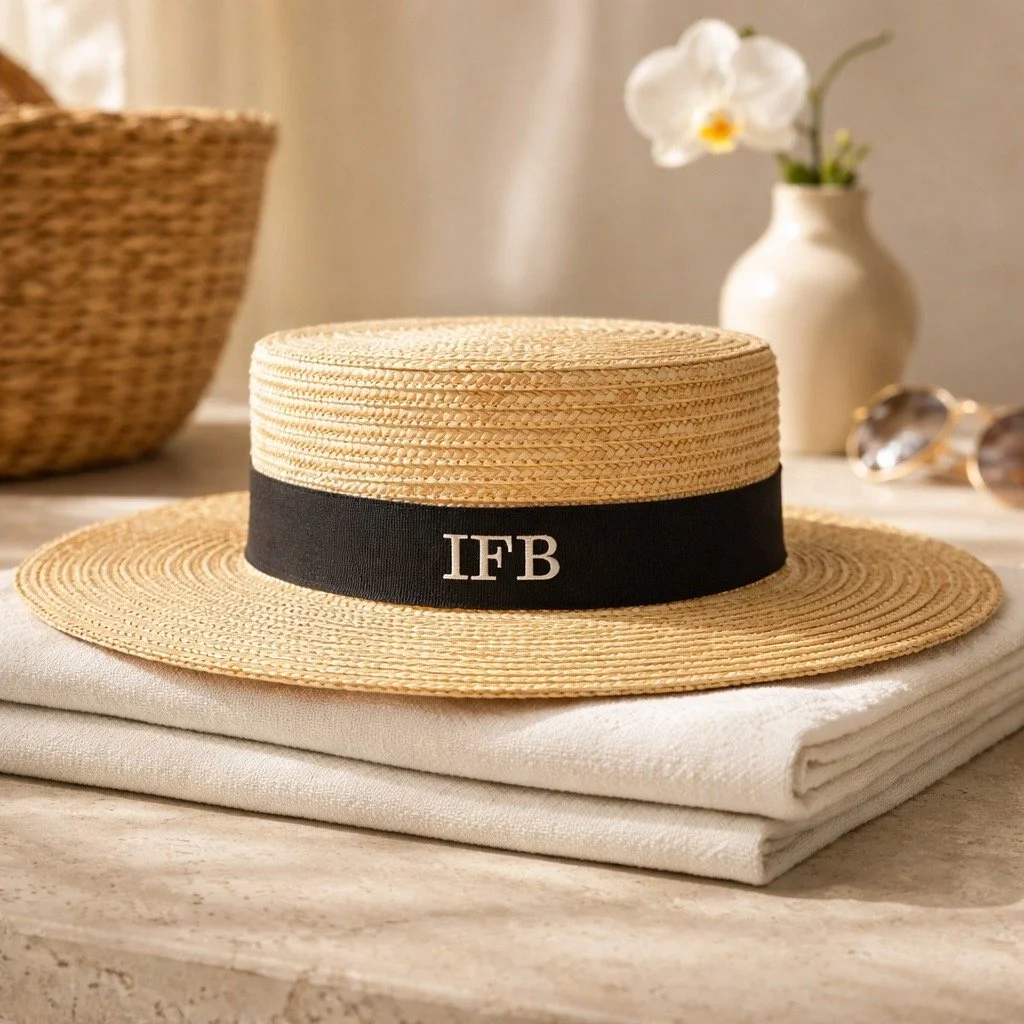 Bonita's Classic Boater - Black