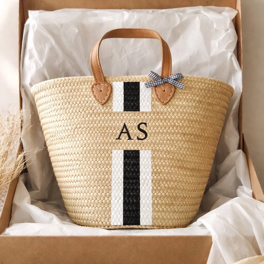 The Personalised Stripe Basket