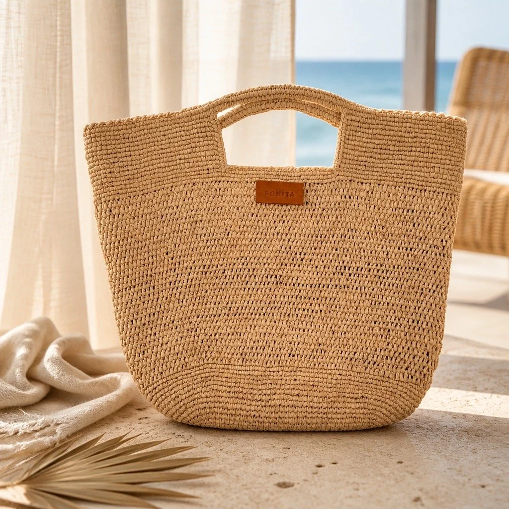 La Bohème Mini Tote - Natural