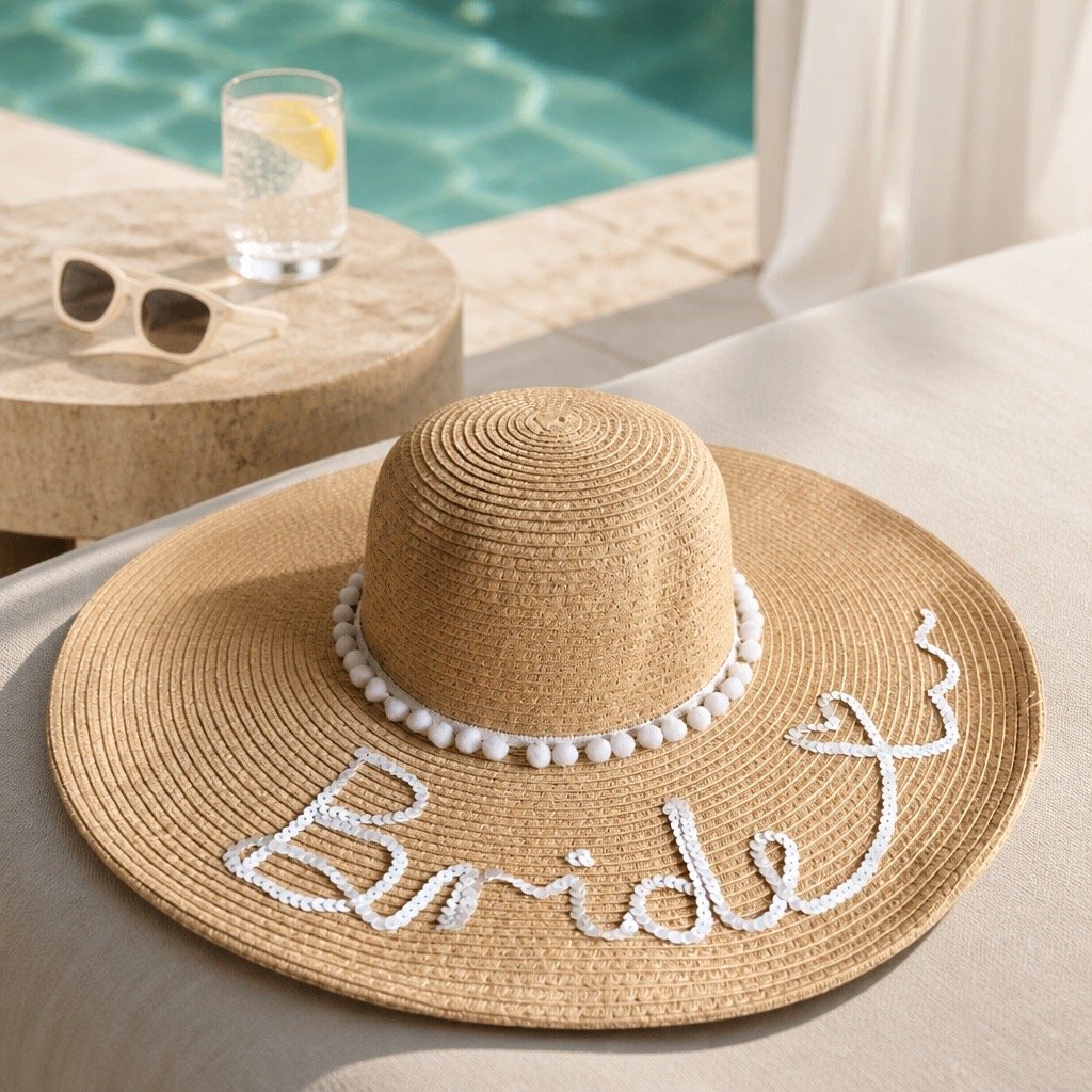 The Bride Sun Hat