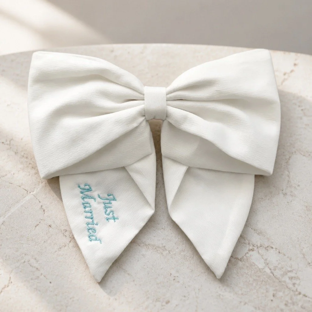 Just Married Bow