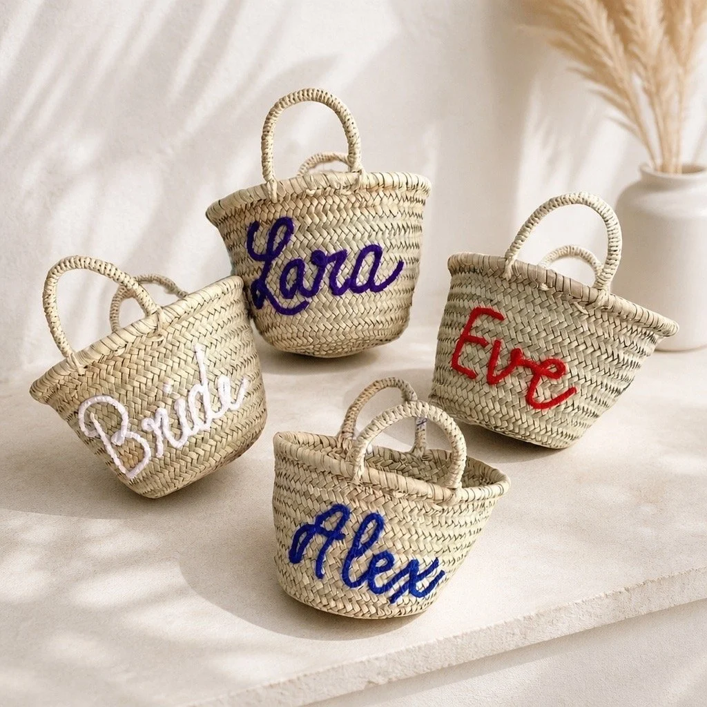 Mini Personalised Palm Basket