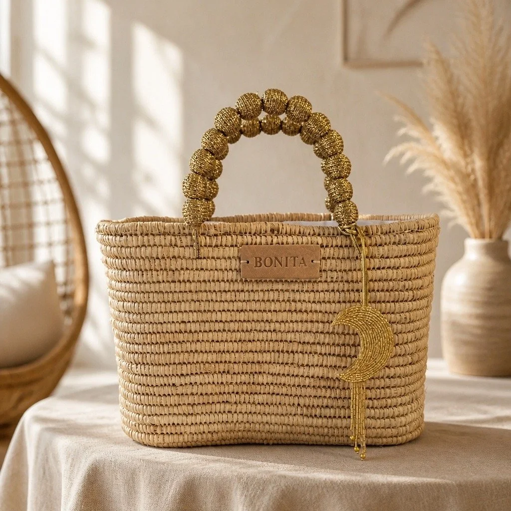 Bonita Raffia Palm- Luna