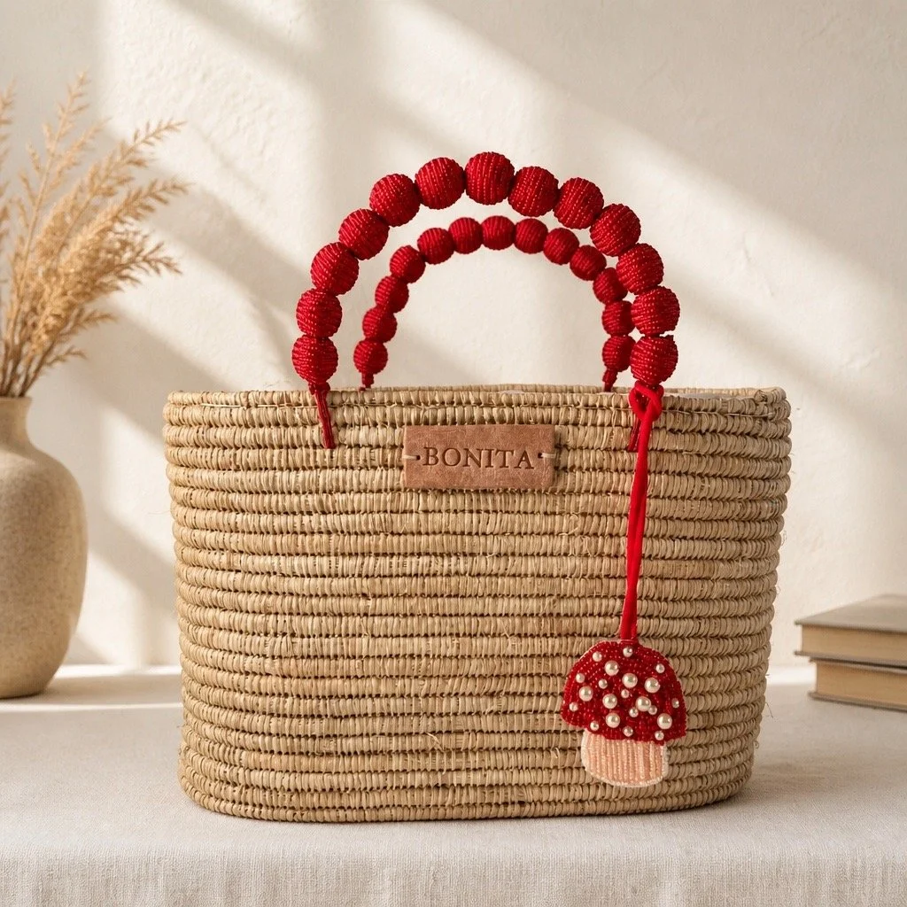 Bonita Raffia Palm - Shroom