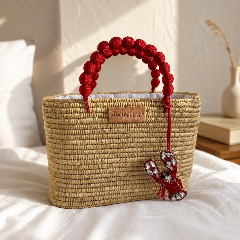 Bonita Raffia Palm - Lobster