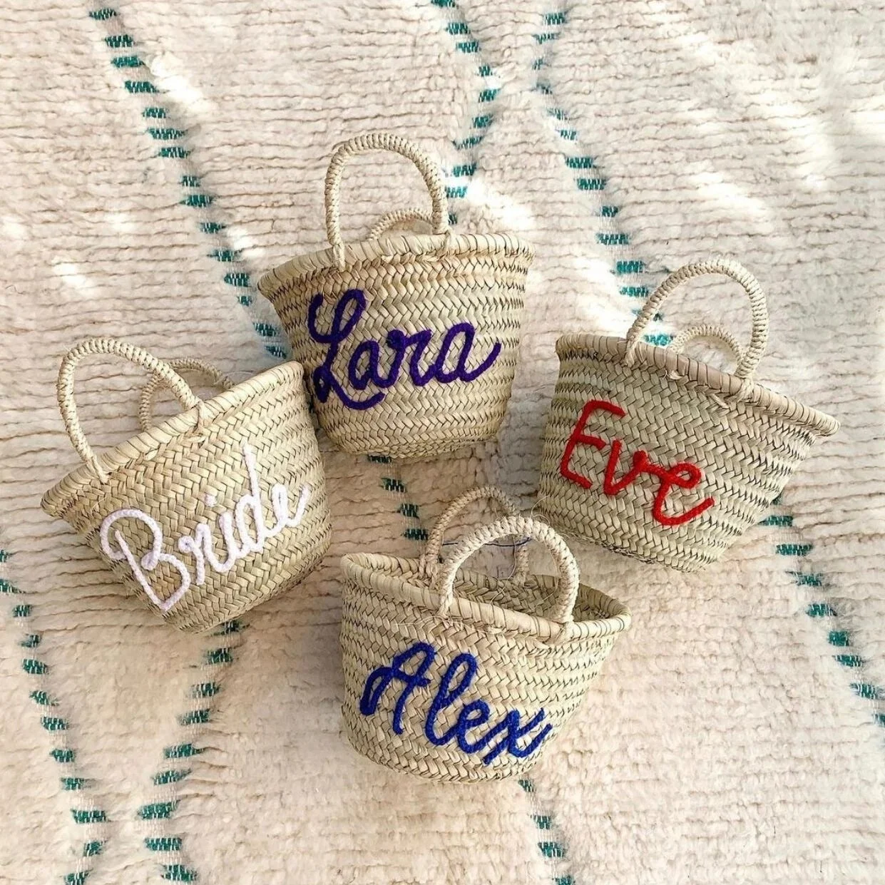 Mini Personalised Palm Basket