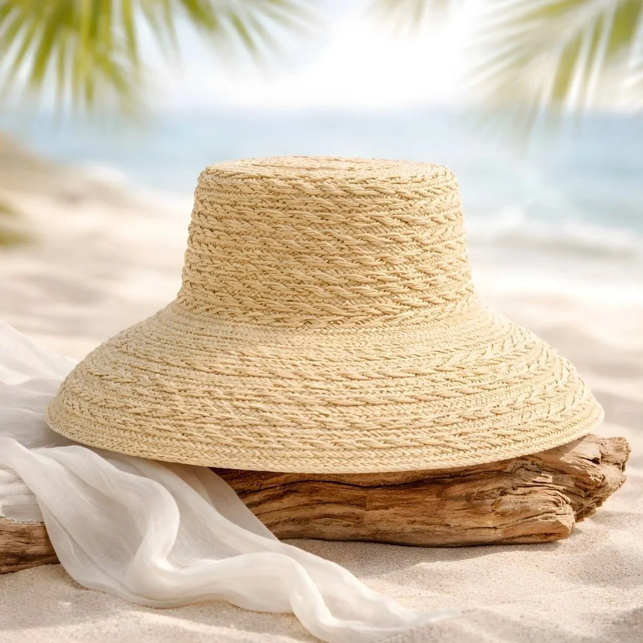 The Cala Straw Bucket Hat