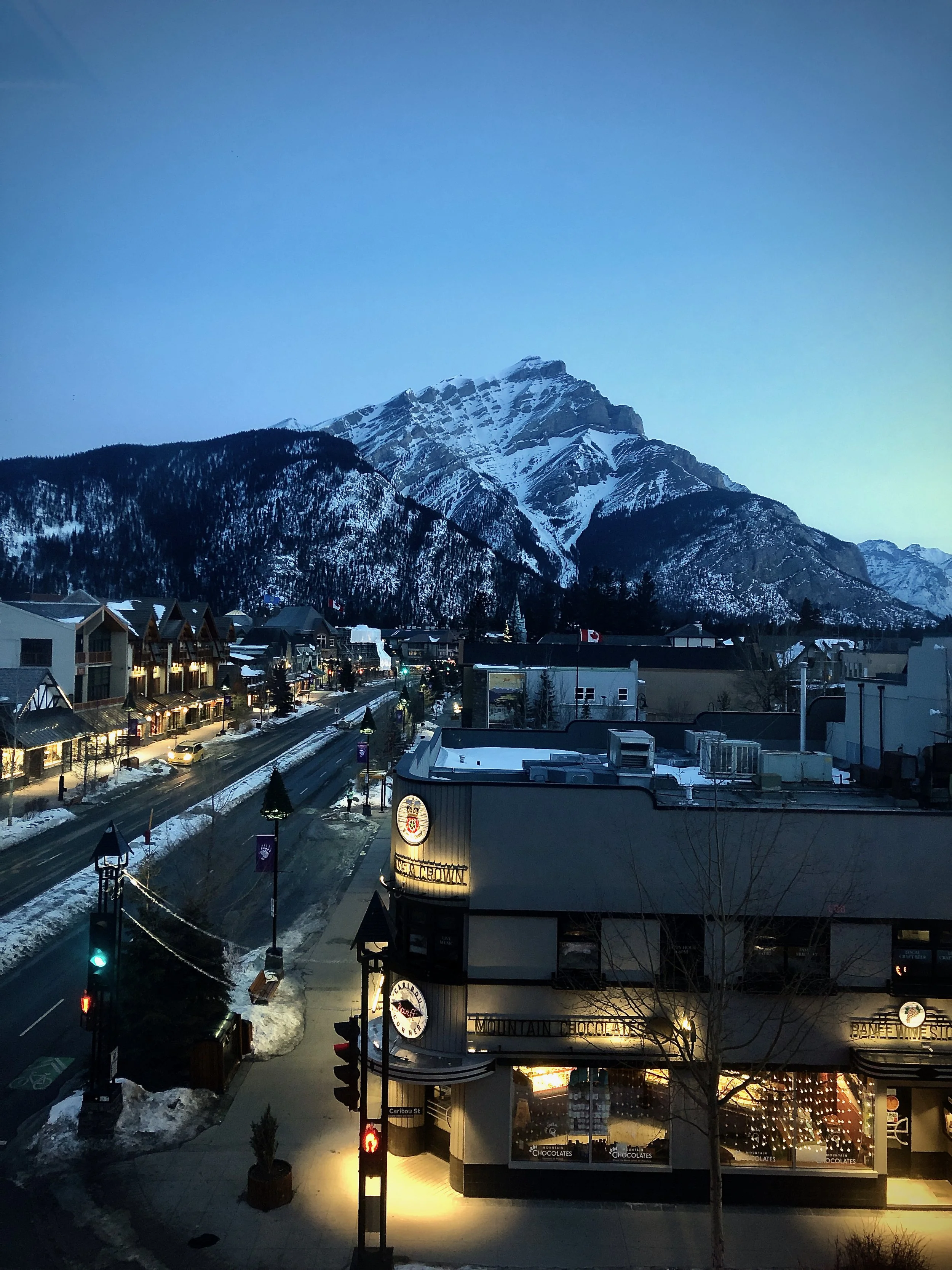 Cascade From Banff Ave