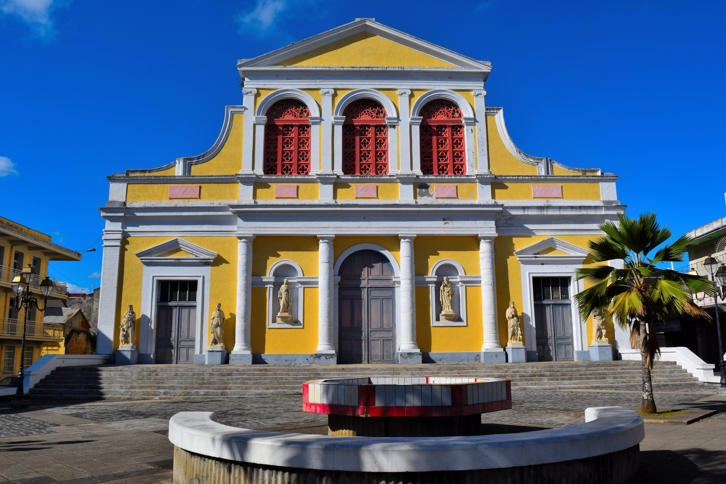 Église Saint-Pierre-et-Saint-Paul de Pointe-à-Pitre in Guadeloupe.