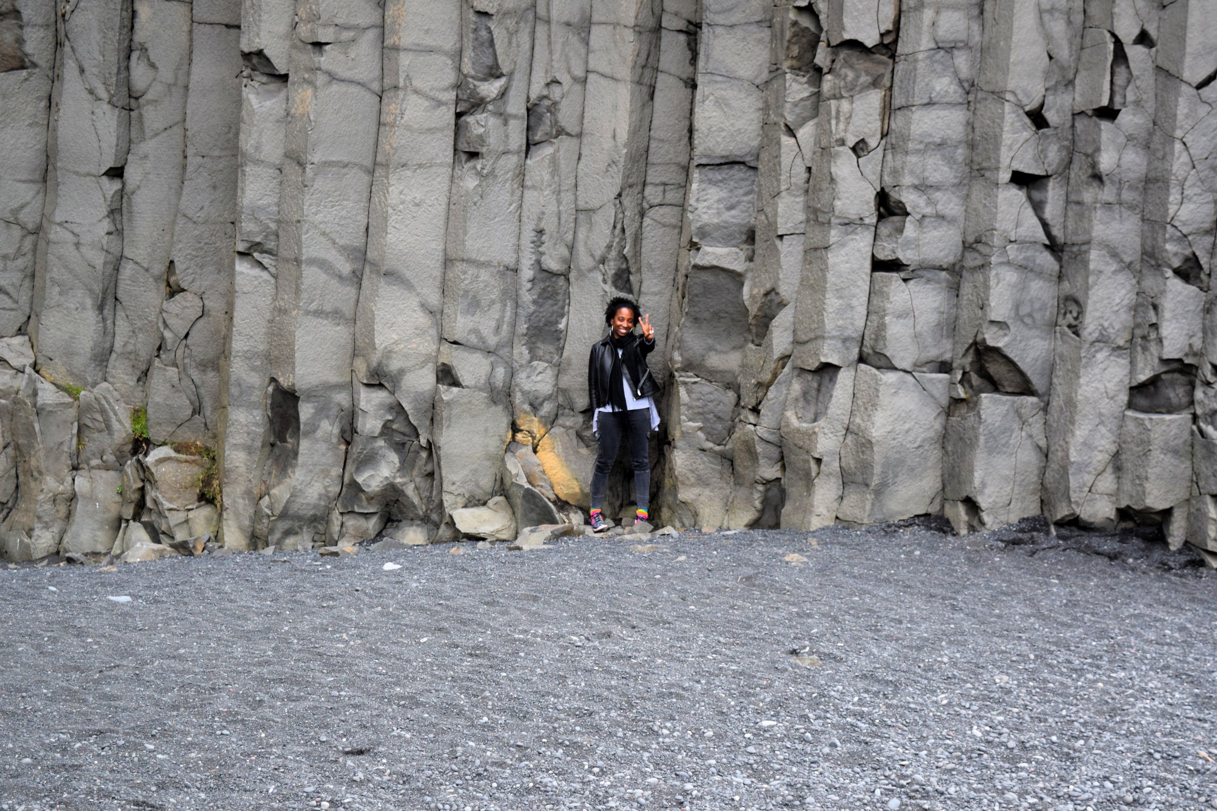 Peace in Reynisfjara, Iceland.