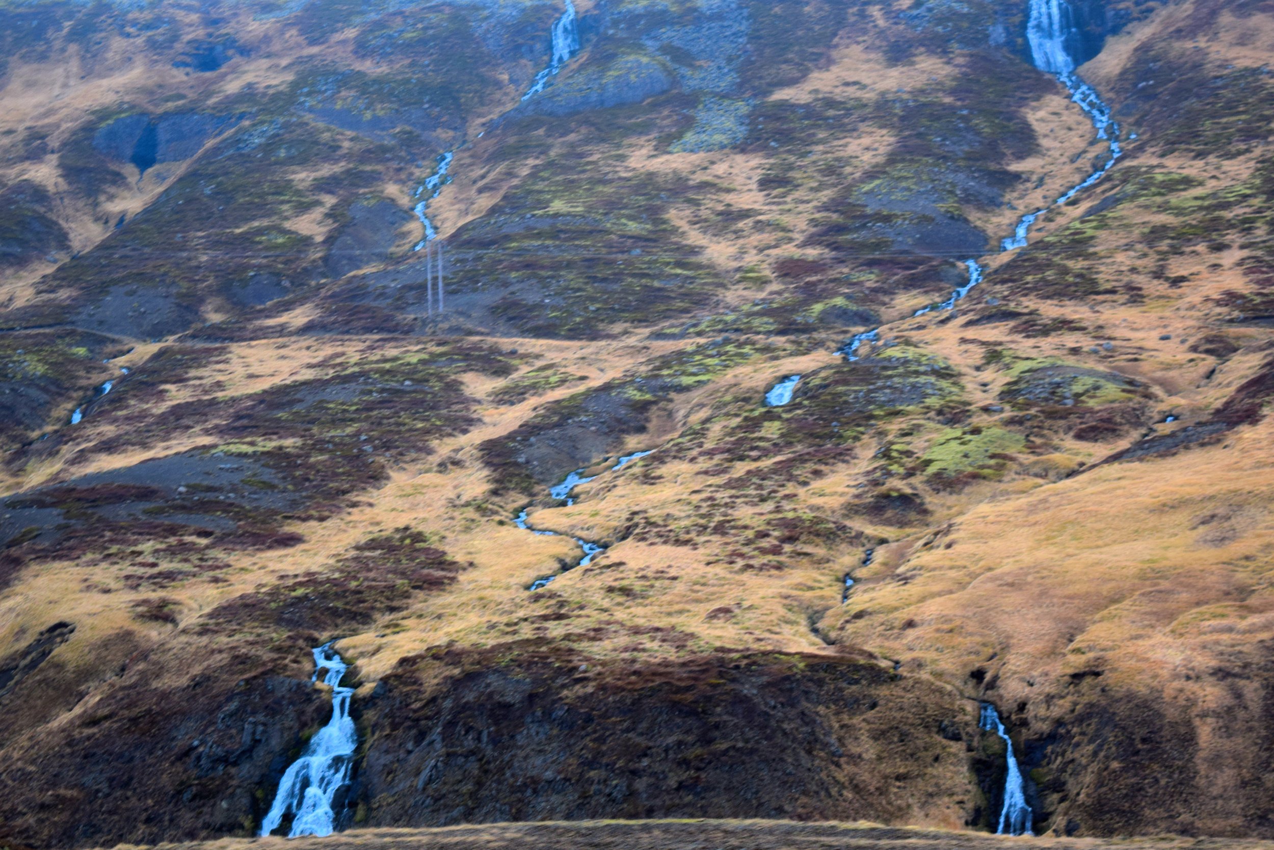 Views from the car in Iceland.