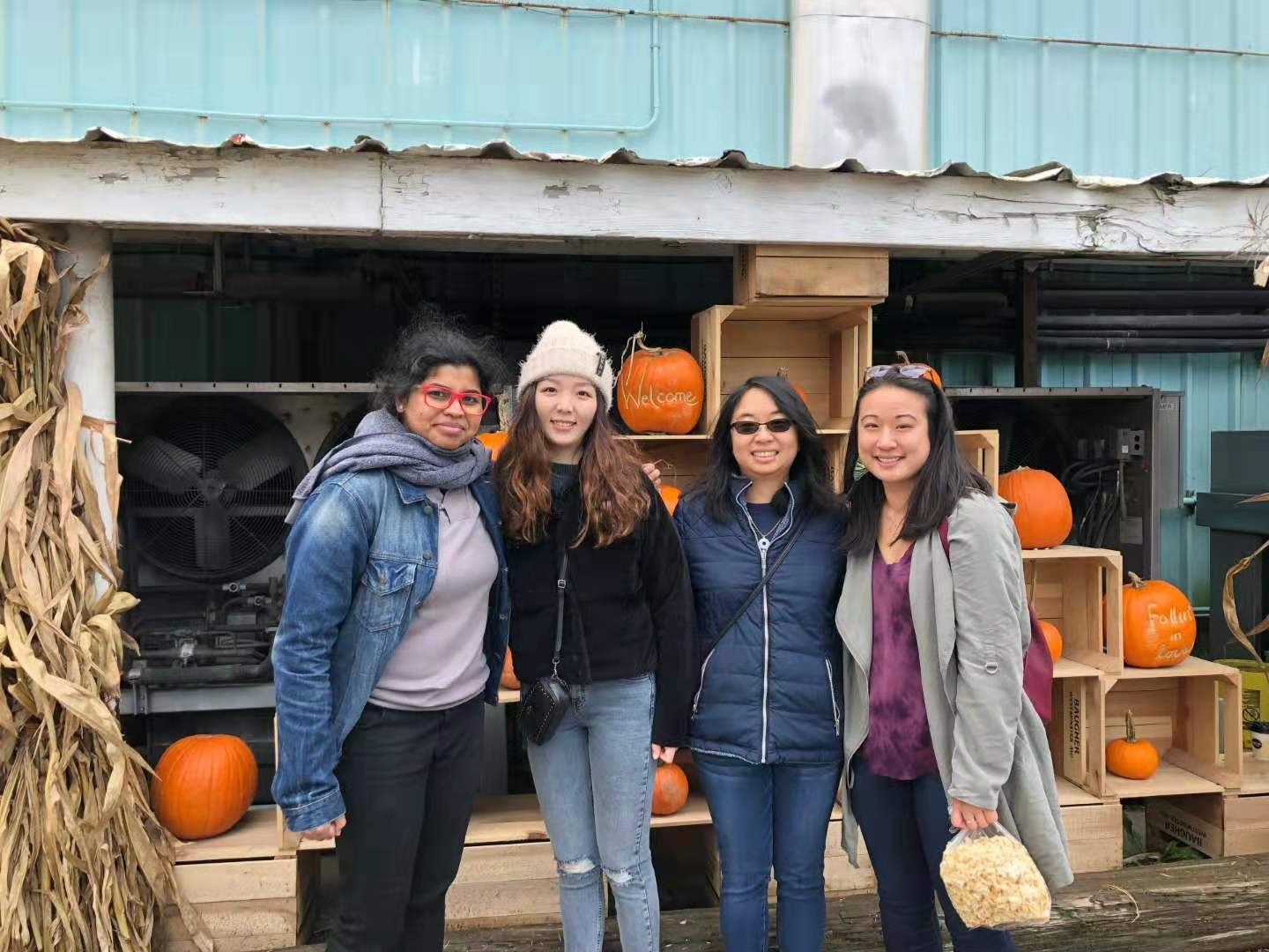 Apple and pumpkin picking