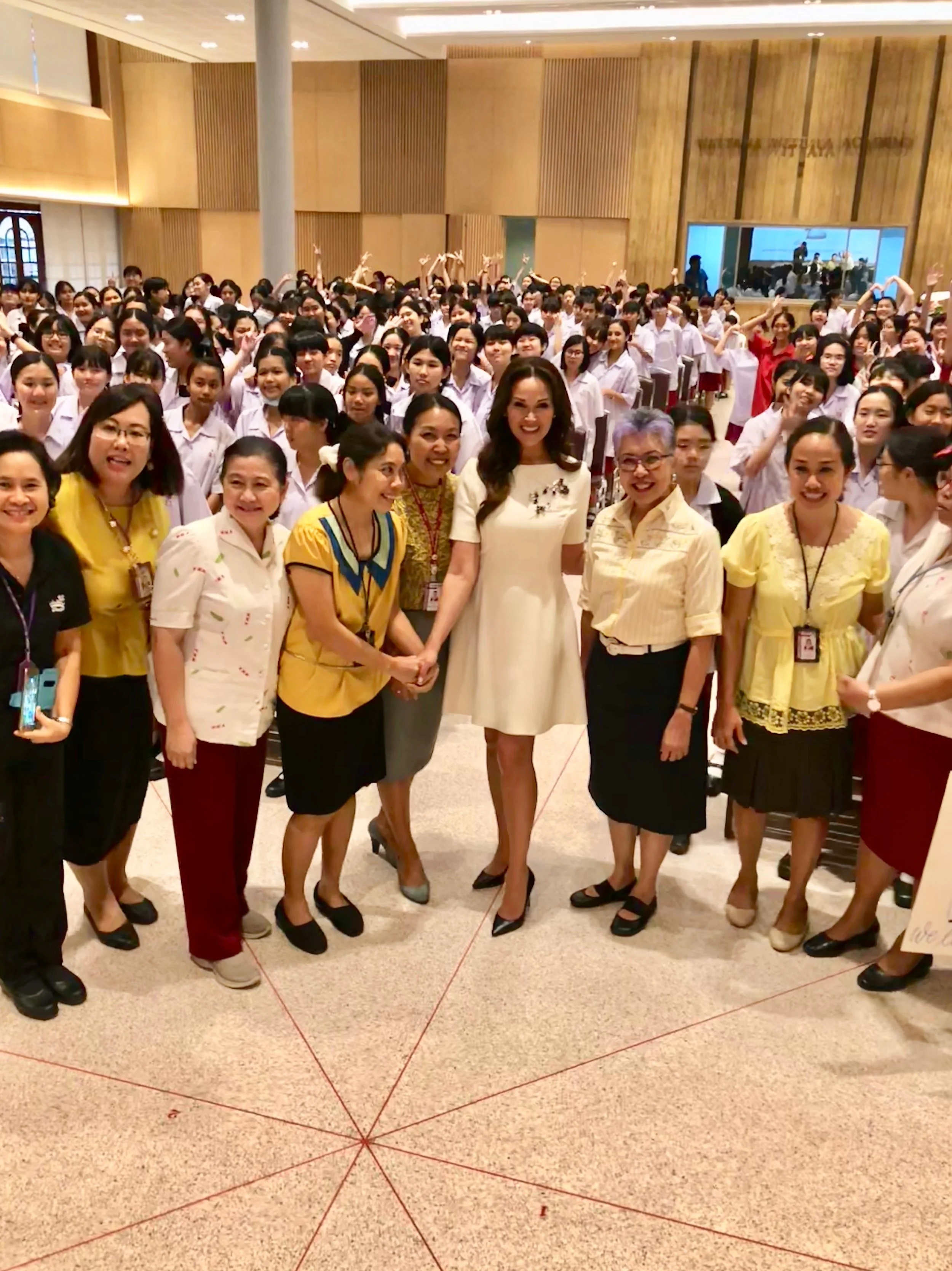Founder, Bui Simon, Visits Wattana Wittaya All-Girls Academy
