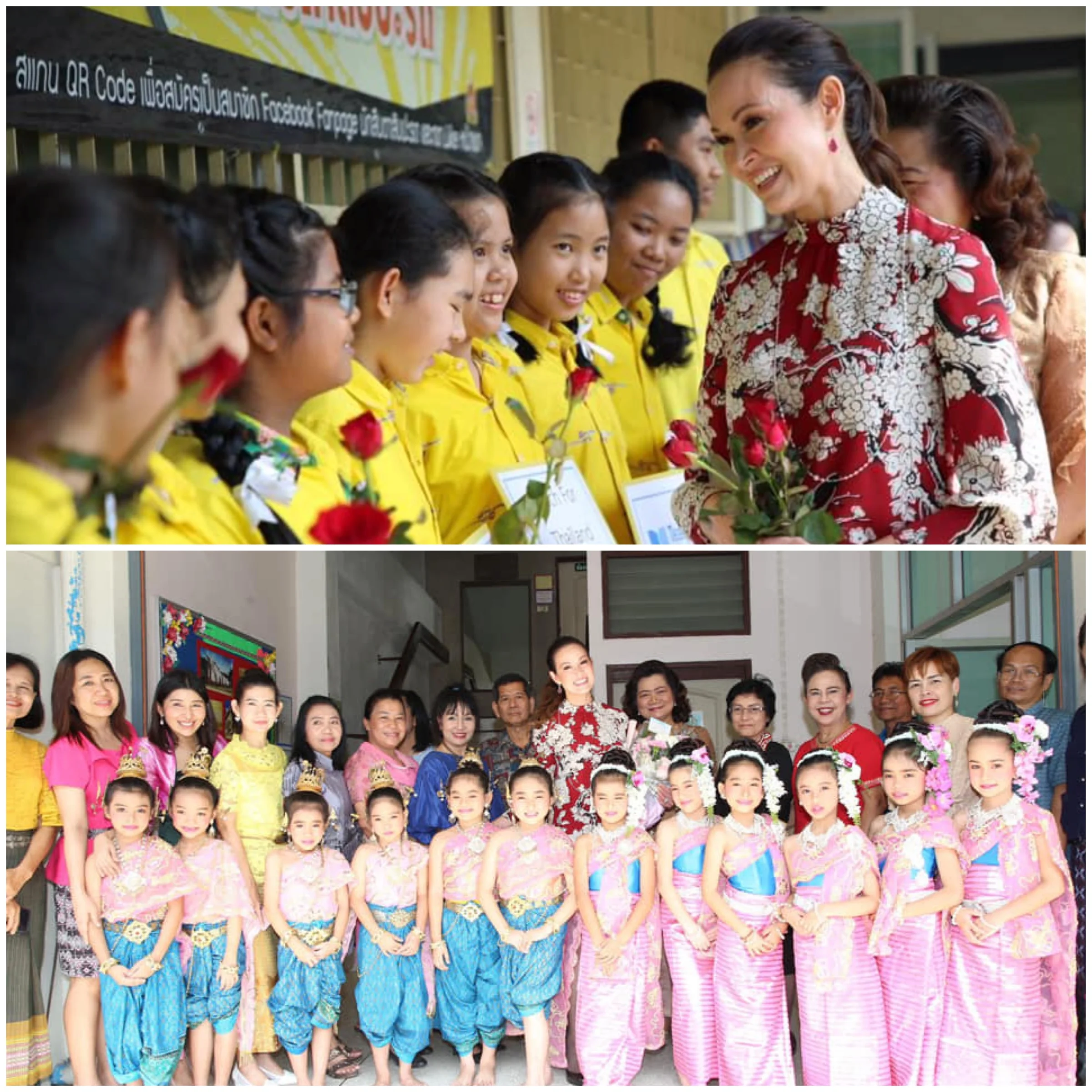 President Bui Simon, Donates a New Library and Book Supplies to Wat Weluwanaram Elementary School