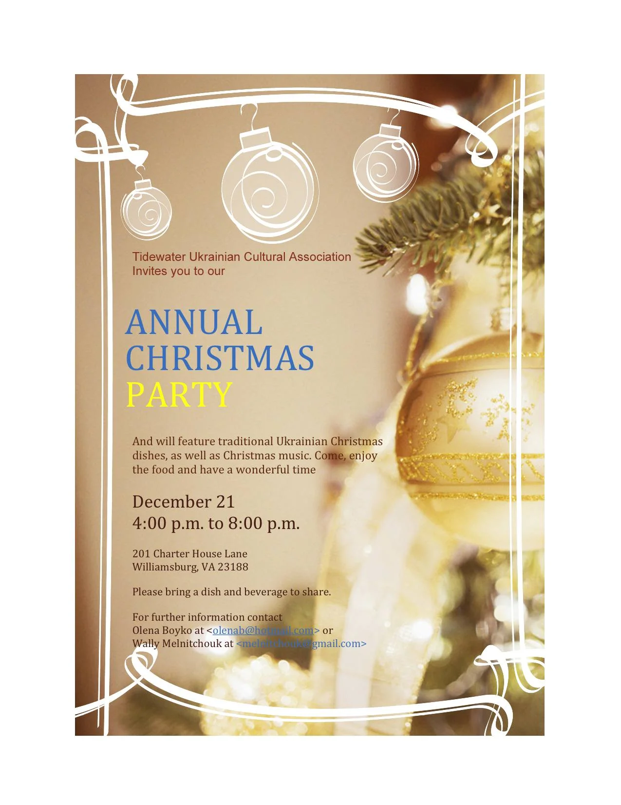 December 21, 2014 - TUCA Christmas party