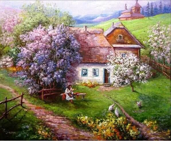 "A Cherry Orchard by the House:" Taras Shevchenko Poetry Social and Paint Workshop 