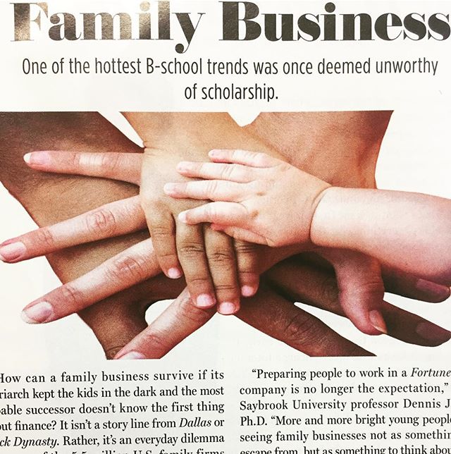 &quot;US family firms employ 63% of the workforce.&quot; It's our pleasure every day!