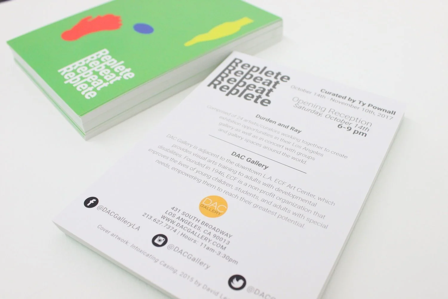 EXHIBITION PROMO POST CARD 03 (FRONT + BACK)