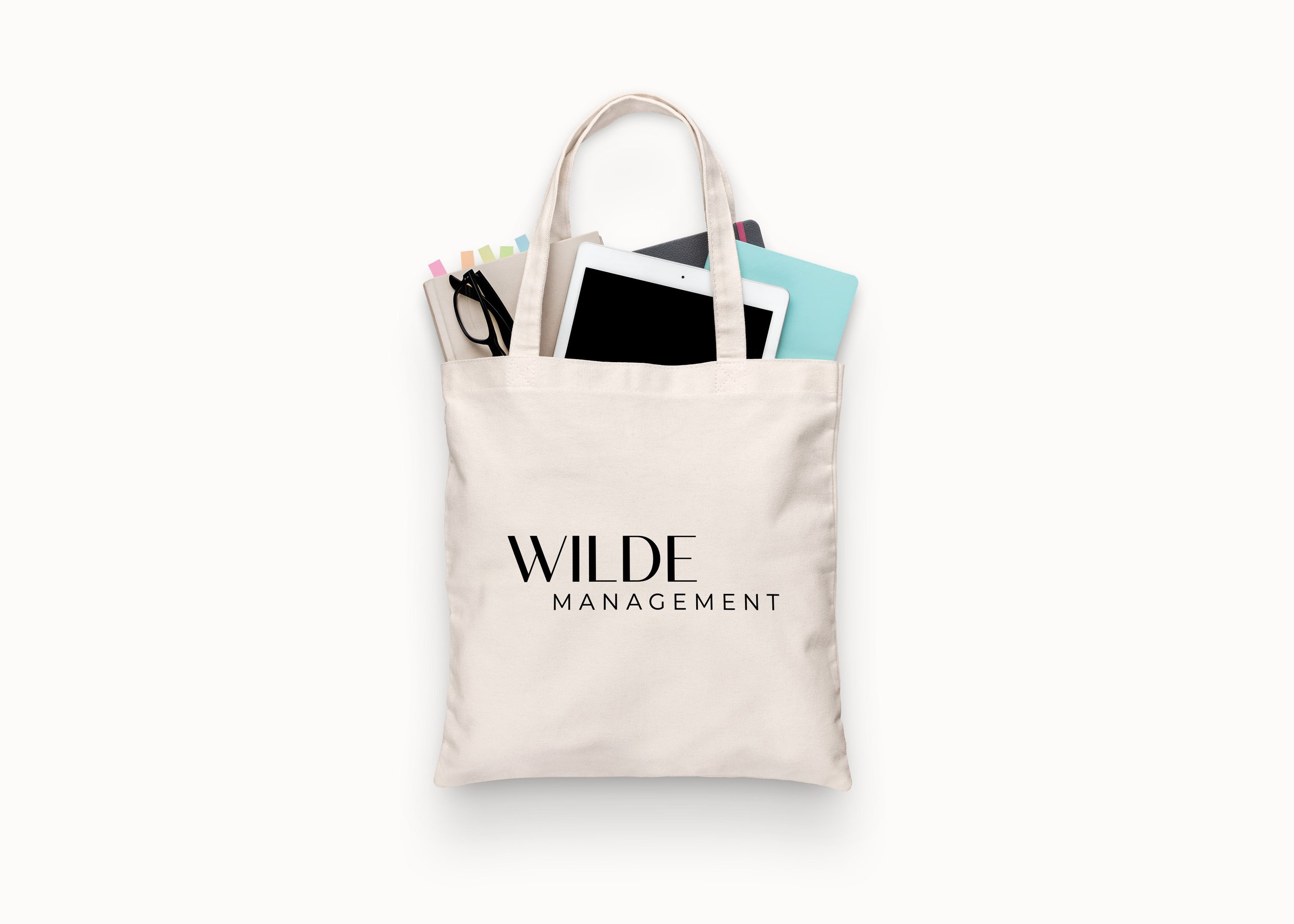 WILDE MGMT TOTE MOCKUP