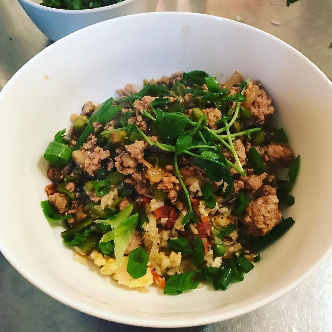 Ground Pork Stirfry
