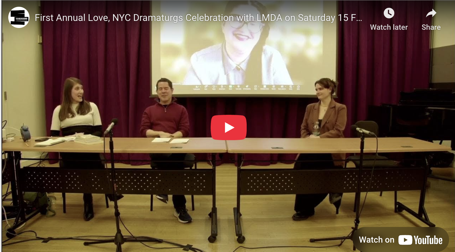 First Annual Love, NYC Dramaturgs Celebration (February 2025)