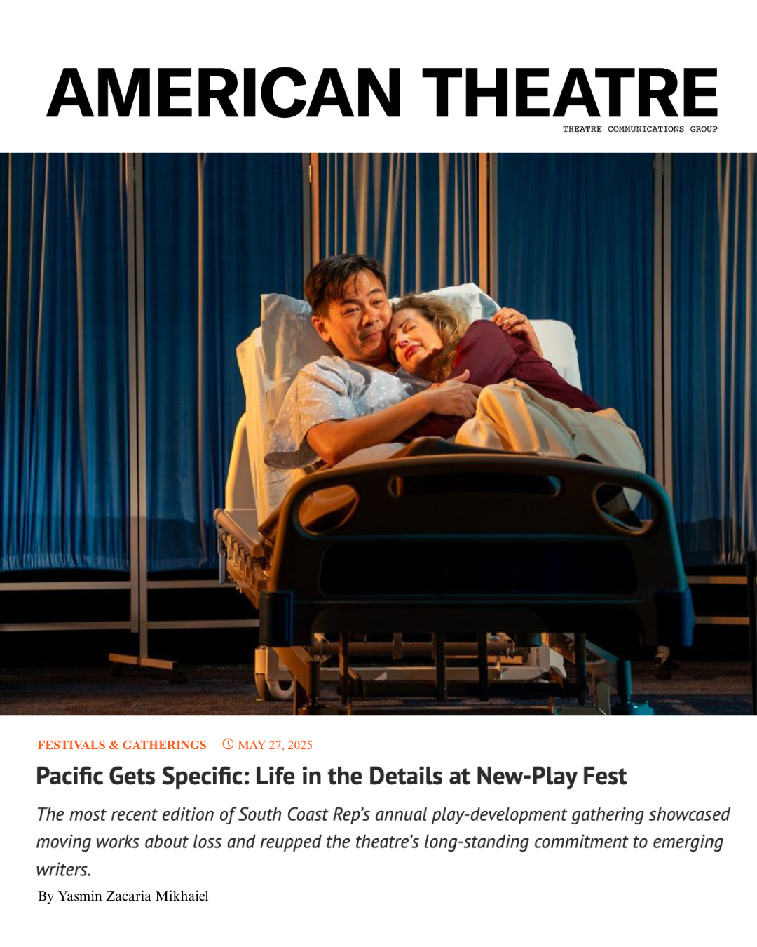Pacific Gets Specific: Life in the Details at New-Play Fest