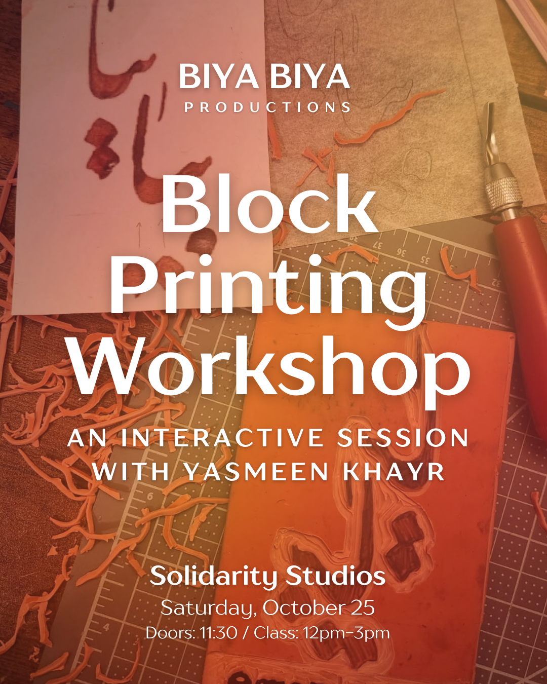 BIYA BIYA: Block Printing Workshop
