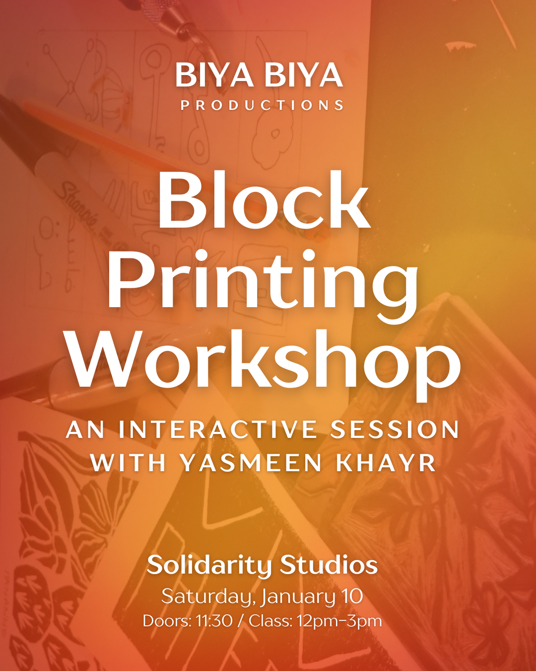 BIYA BIYA: Block Printing Workshop 