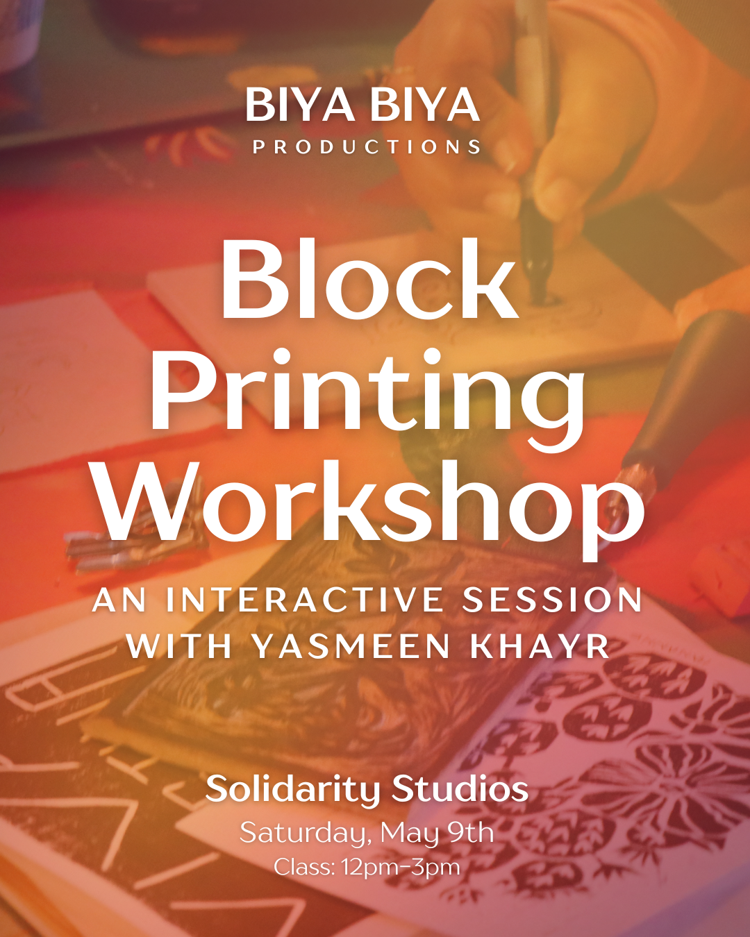 BIYA BIYA: Block Printing Workshop