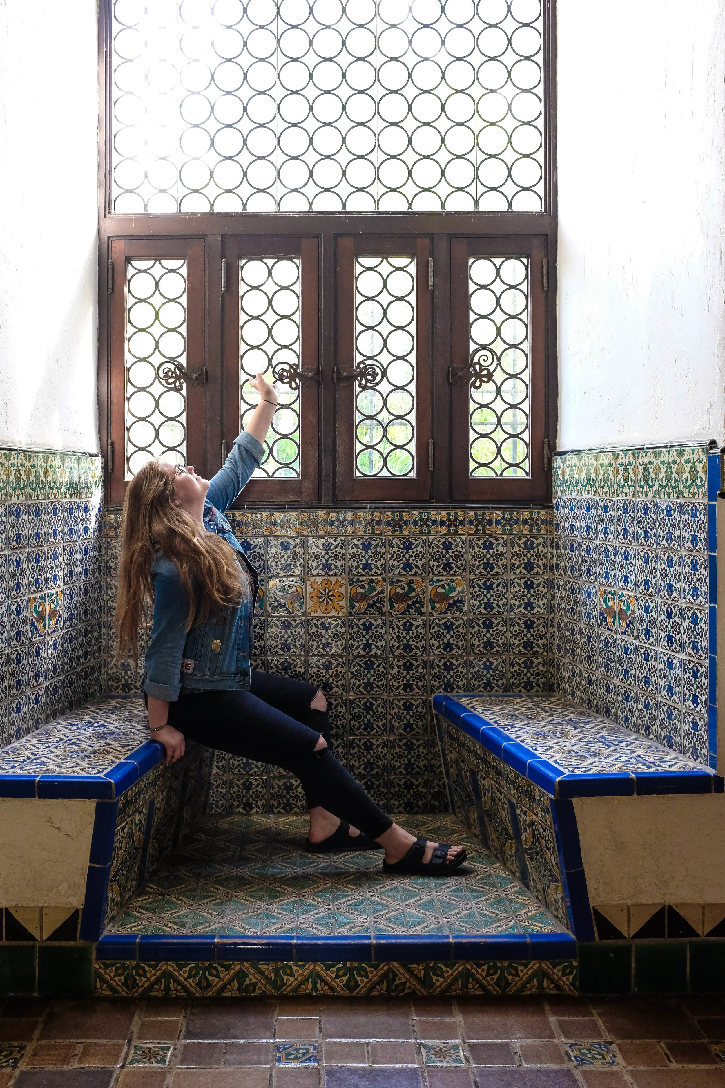 Me, in a very atypical pose trying to "pose" 