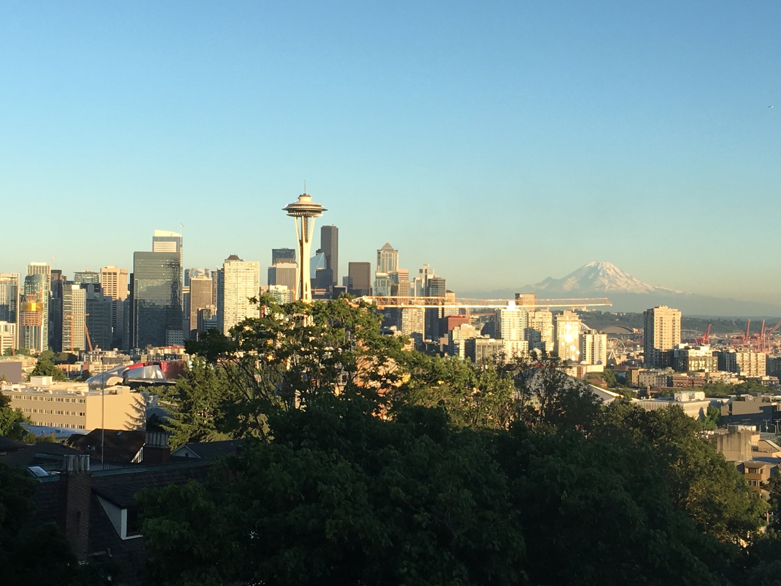 Seattle Skyline view from Kerry Park