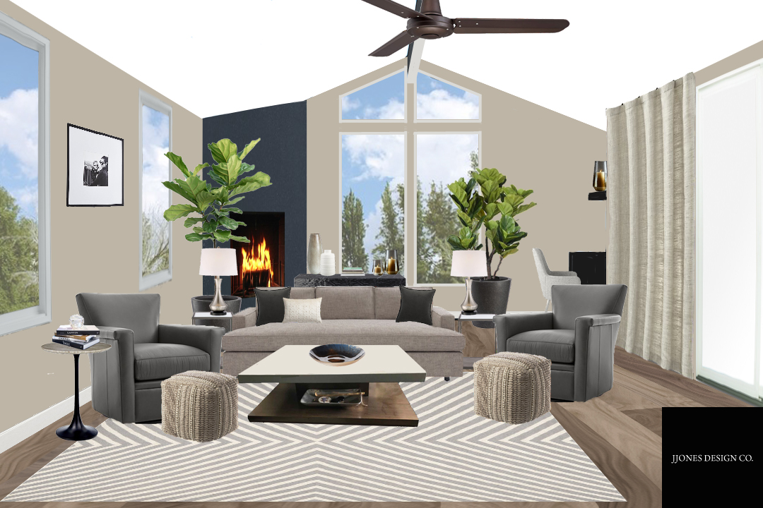 Contemporary Family Room