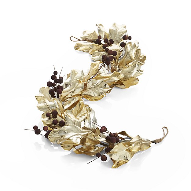 Gold Magnolia Garland with Mauve Berries.jpg