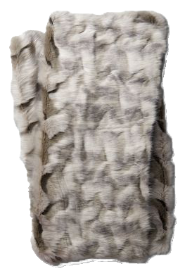 Blaire Faux Fur Throw - Light Gray.png
