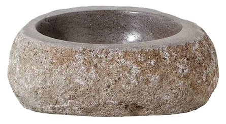 river stone bowl