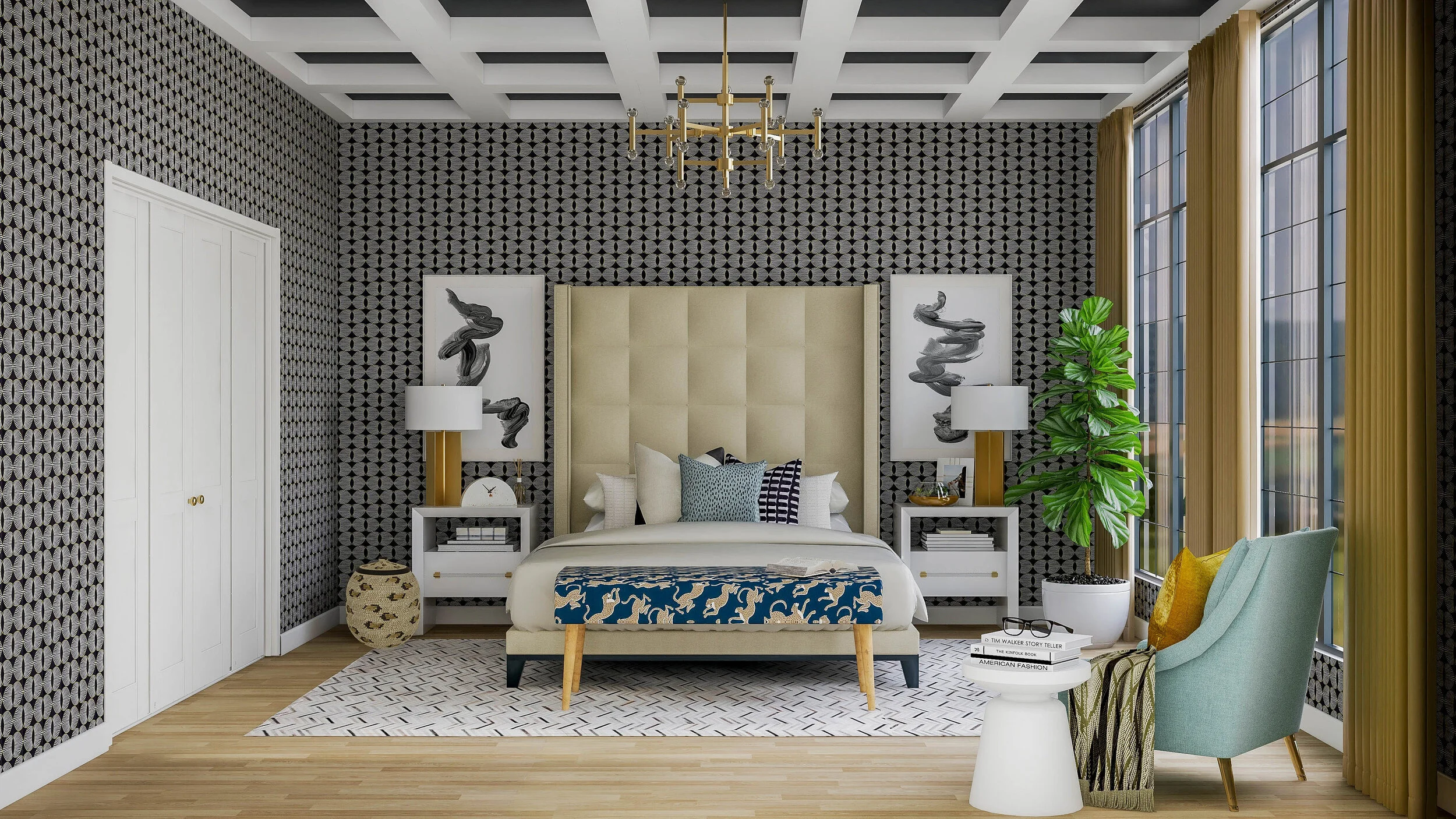 Modern Eclectic Bedroom