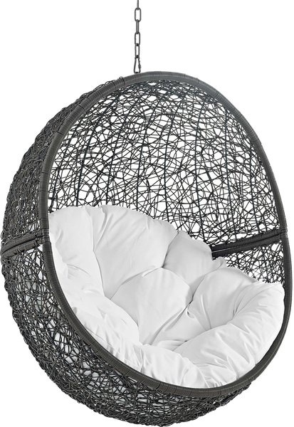 Hide Outdoor Porch Swing, Gray White.png