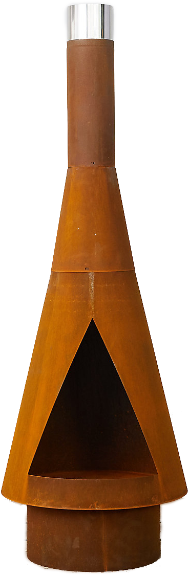  Angled Obelisk Chiminea 