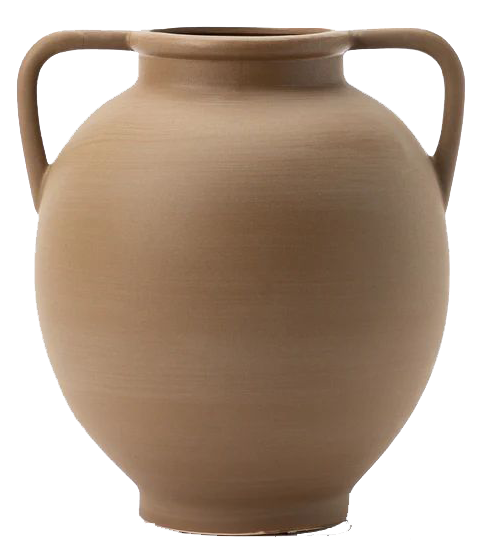  Rounded Dual Handled Vase 