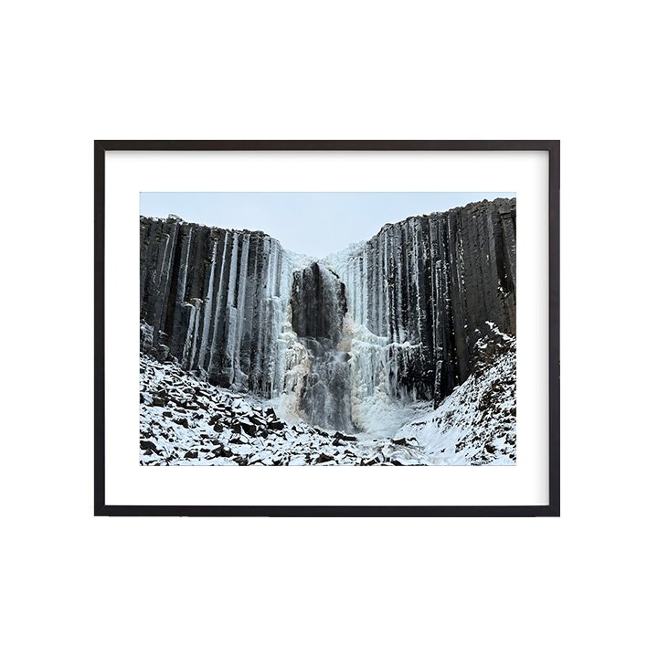  Icy Studlagil Waterfall 