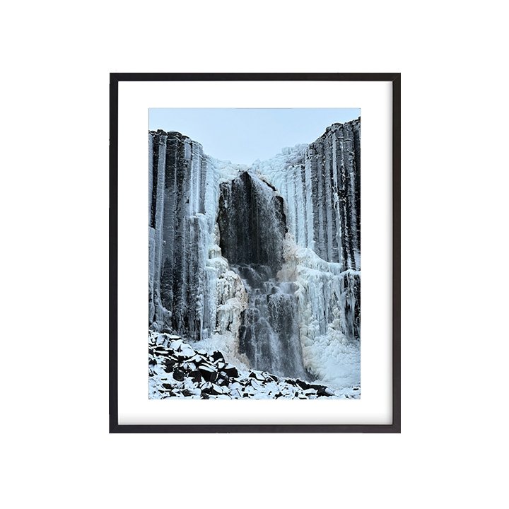  Icy Studlagil Waterfall 2 