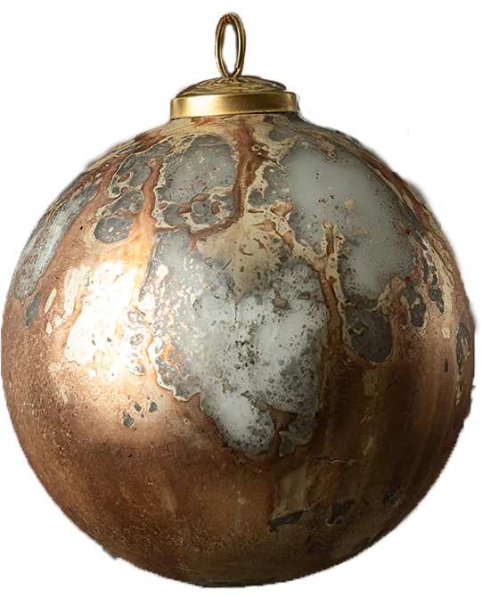   Metallic Marbled Ornament  