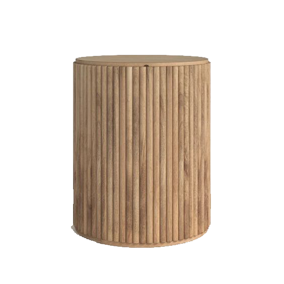 Chessa Solid Wood End Table.png