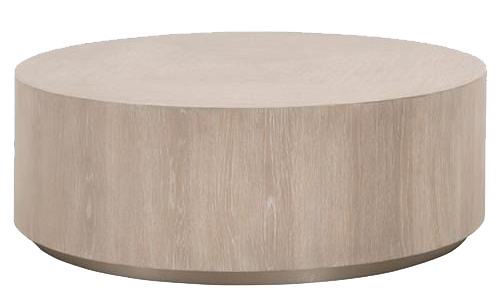 Lionel Coastal Beach Natural Grey Oak Wood Large Round Drum Coffee Table.png