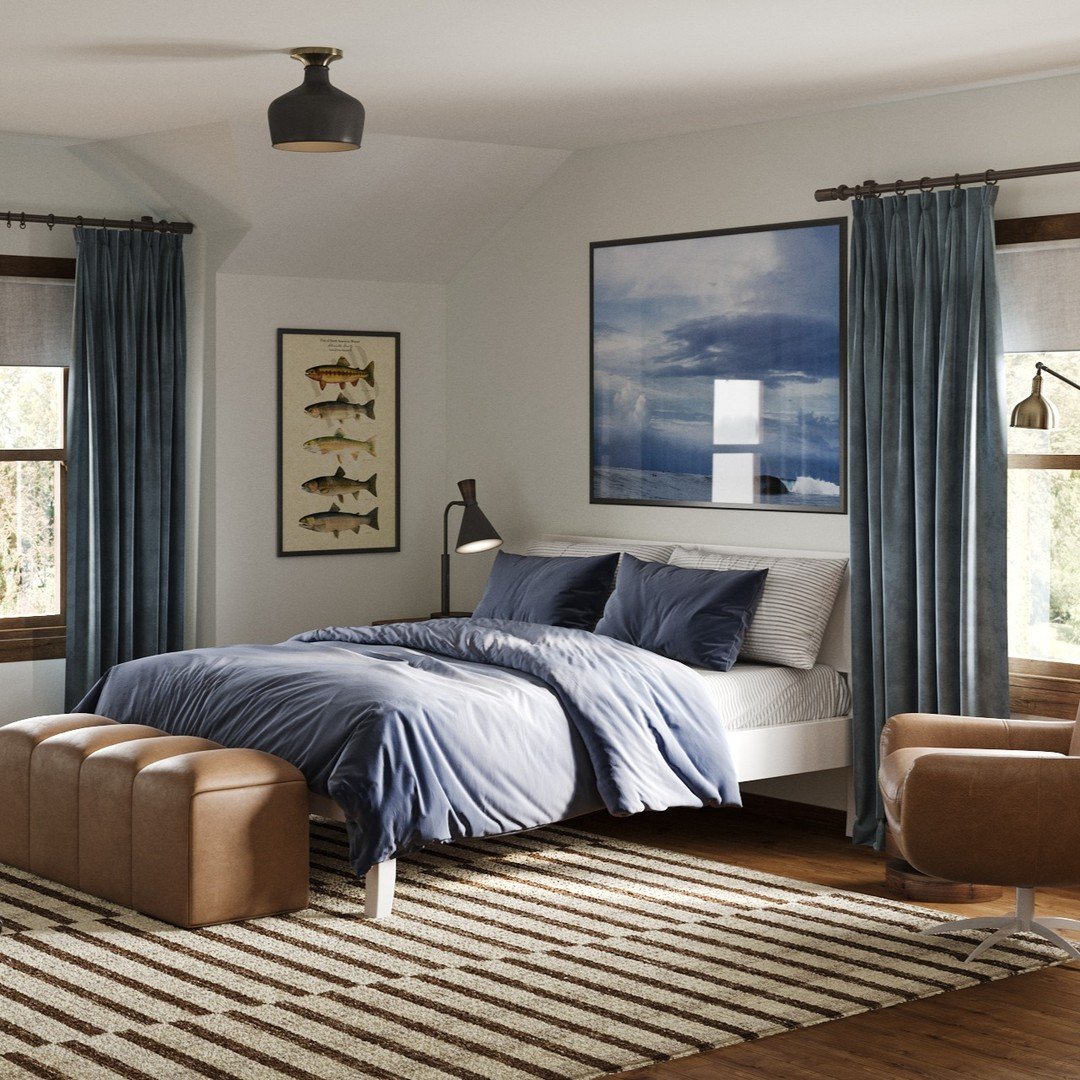 Last month, I was hired to work with a great client to design their teenage son's room. They recently moved into a new house and wanted to create something special for their son &mdash; a room that he feels connected to and enjoys spending time in. W