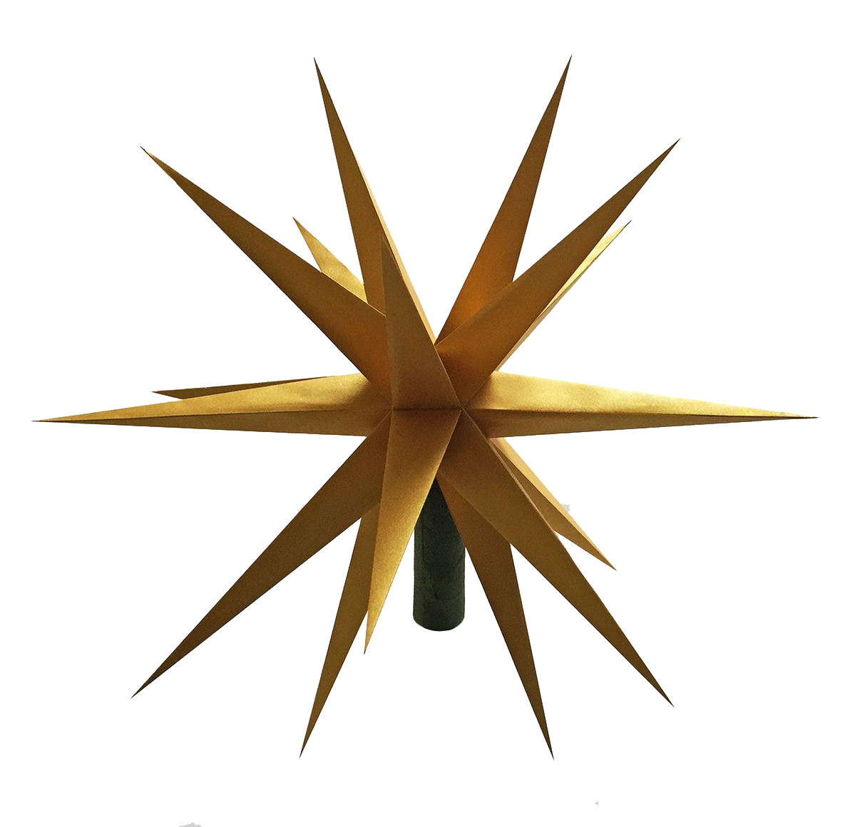 20 Point Metallic Morovian Star Tree Topper.png
