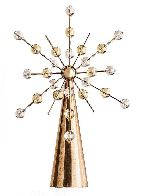 Astrid Clear and Amber Burst Christmas Tree Topper.png